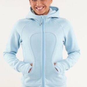 Women's Light Blue Lululemon Scuba Hoodie